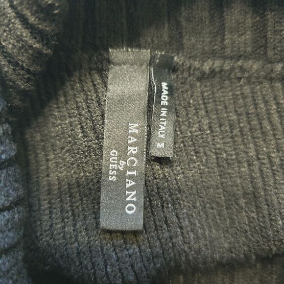 Marciano by Guess Black Cowl Neck Collar Long Sleeve Pull Over Sweater Women M - Picture 5 of 6